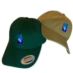 NWT Clipper Card Dat Hat Green and Khaki